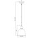 Z-Lite Sawyer 1 Light Pendant, Satin White & Satin White 4500P8-SW - alternate 3